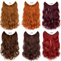 No Clip Synthetic Wave Hair Extensions Invisible Curly Wig Accessorie Hairpieces Heat Resistant Long Hair For Women Secrect Line