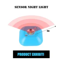 LED Motion Sensor Night Light PIR Magnetic Infrared Emergency Bulb Mini Smart Body Wireless Wall Lamp Modern Home Cabinet Stairs