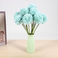 Silk Flowers Flower Ball Bouquet Artificial Chrysanthemum Ball Flowers for Home Garden Wedding Decor