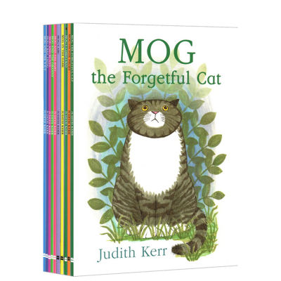 English original picture book MOG the forgetful cat story baby 10 tigers come to have afternoon tea and read with author Judith Kerr enlightenment cognition parent-child