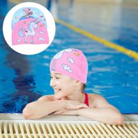 Sun Visor Hats Swimming Cap Large Long Hair Stretchy Caps Women Cartoon Braids Dreadlocks Girls Swimwear Swim Caps