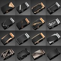 Alloy Belt Buckle Mens Business Luxury Leather Belt Accessories High Quality Cowhide Waisband Automatic Buckle Fits 3.5cm Belts