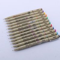 1pc superior Different Color 05mm Needle Drawing Line Micron Pen Art Markers Highlighters Markers