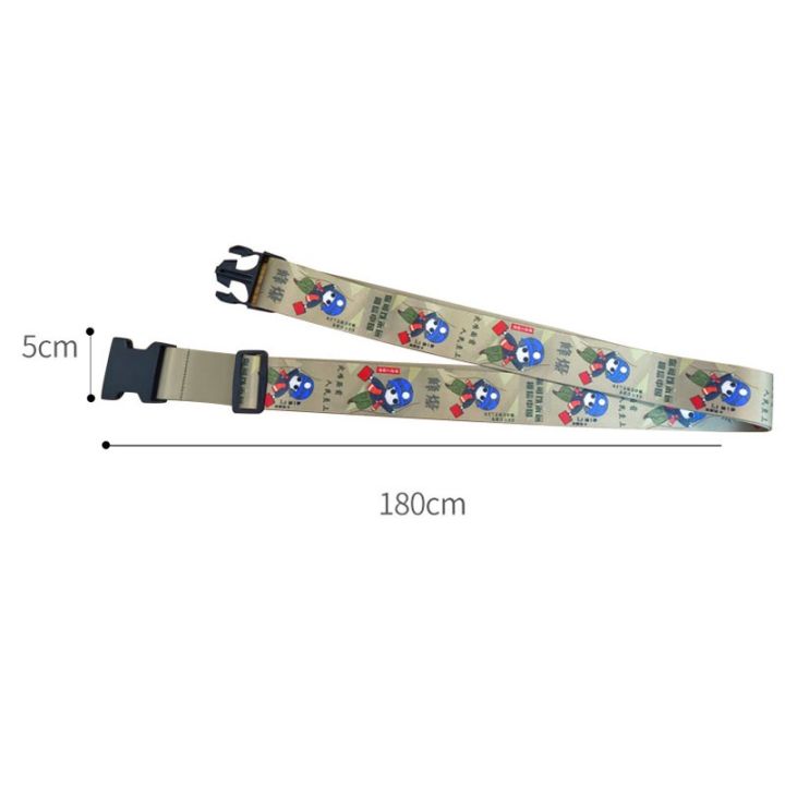 xmas-สายรัดกระเป๋าเดินทาง-สายรัดยางยืดลายการ์ตูน-สามารถปรับสั้นยาว-1-8m-luggage-belt
