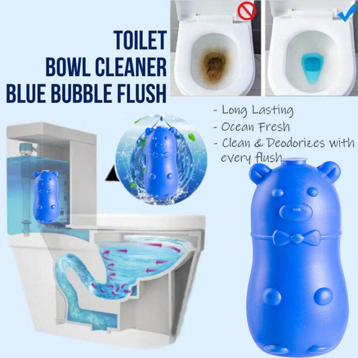 Toilet Flush Cleaner Blue Bear Magic Toilet Flush Deodorant 90 Days