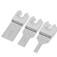 Vearter 3PCS 10/20/35มม. สแตนเลส Oscillating Multitool ใบเลื่อยตัดสำหรับไม้ PVC Plasterboard