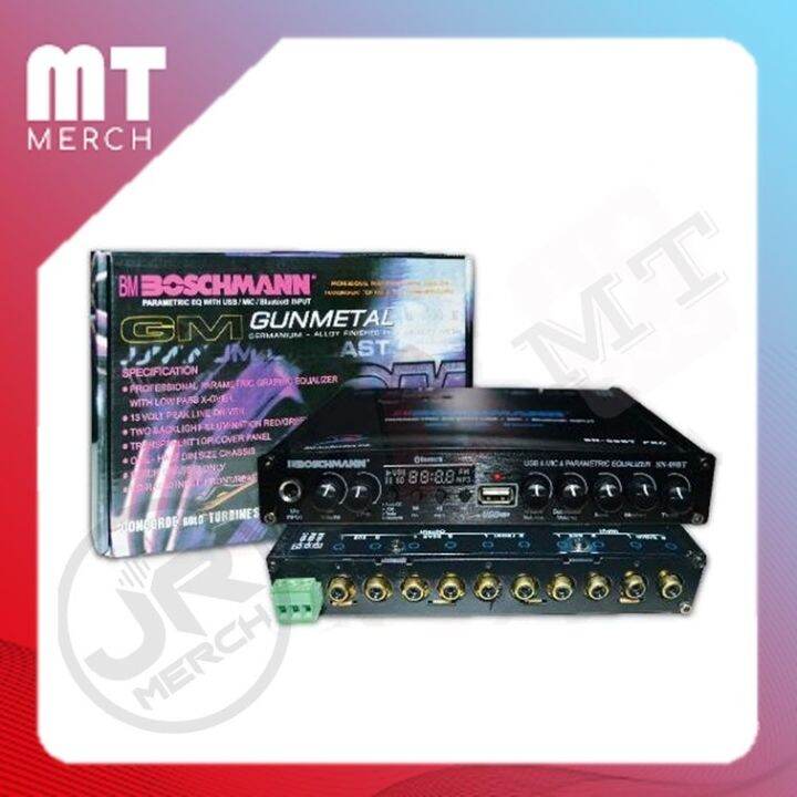 Boschmann SN09BT PRO Parametric Equalizer w/ USB/ MIC/ BT Lazada PH