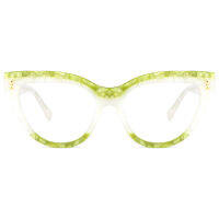 49795 Hot Sale Classic Quality Ladies Acetate Cateye Frames Glasses Spectacle Optical Eyeglasses