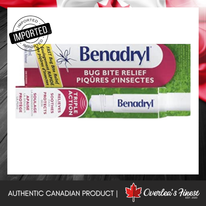AUTHENTIC Imported from Canada Benadryl Bug Bite Relief Stick Lazada PH