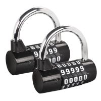 【CW】 Gym Locker Lock5 PadlockDigit Combination LockSet Your Own Keyless Resettable 2 Pack