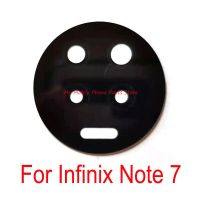 Rear Back Camera Glass Lens Cover For Infinix Note 7 Note7 Main Camera Lens Glass With Glue Sticker Repair Parts Lens Caps