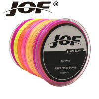 [COD]JOF อุปกรณ์ตกปลา Xinli สีสันสดใส 4 ชุด PE สายม้าแข็งแรง 100 เมตรกัด-ป้องกัน สายตกปลา สินค้า