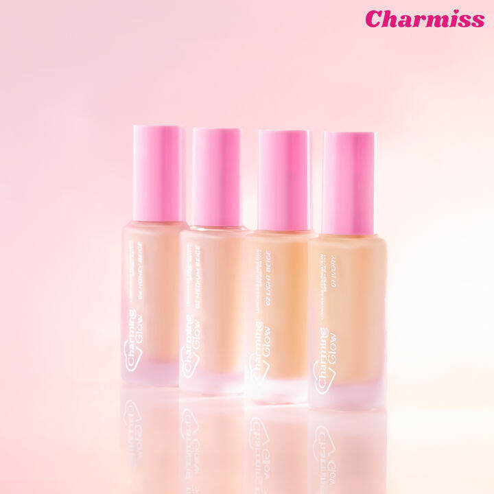 charmiss-charming-glow-longwear-foundation-spf50-pa-รองพื้นงานผิว-ปกปิดเนียนกริ๊บตลอดวัน-ไม่มีน้ำหอมและแอลกอฮอล์