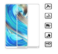 ฟิล์มกระจก นิรภัย เต็มหน้าจอ กาวขอบ เสี่ยวมี่ มี่ มิกซ์ 2 สีขาว Full Tempered Glass Screen for  Xiaomi Mi Mix 2 (5.99) White