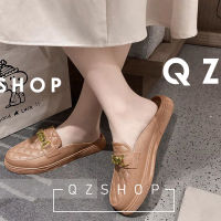 QZshop มาใหม่พร้อมส่ง? รองเท้าคัทชูเปิดส้น รองเท้าแตะแฟชั่น2023 รุ่นนี้เริ่ดมาก งานเรียบหรูใส่แล้วดูแพงสุดๆ มี3สี3สไตล์ให้เลือกนะ สีไหนก็สวย ซื้อนะแม่ เริ่ดไม่ไหว?