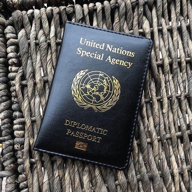 United Nations Diplomatic Passport Cover for Men and Women Special