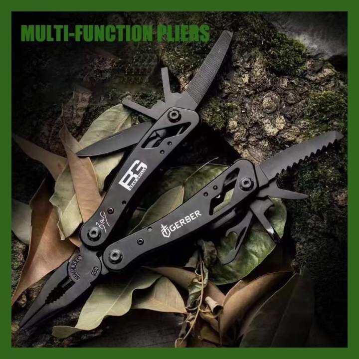 [GB] MultiFunction Folding Pliers tool for rescue to safety Lazada PH
