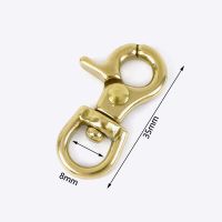 Meetee 10/11/20/25mm Metal Brass Hook Buckle Bag Clasps Lobster Swivel Trigger Clips Dog Snap Buckles DIY Accessories AP528