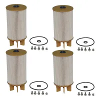 4X Fuel Filter Part Number 16403-4KV0A Fuel Filter Elements Fuel Water Separator for Nissan Navara Np300