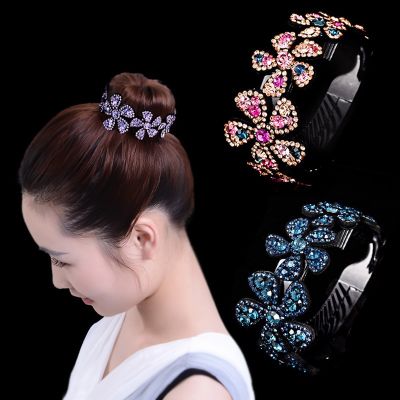 Korean version of the color hairpin set with rhinestones adult headdress ball head fashion girls hair accessories