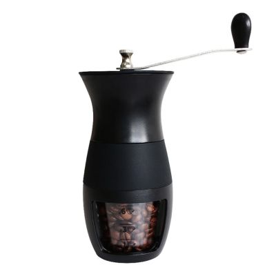 （HOT NEW）เครื่องบดกาแฟแบบใช้มือหมุนเครื่องบดกาแฟพร้อมเสี้ยนเครื่องบดกาแฟมือสำหรับตั้งแคมป์ที่บ้าน
