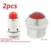 2pcs Kitchen Replacement 3/8 quot; Inch High Pressure Cooker Safety Valve Food Aluminum Limiting Valve Length 34mm