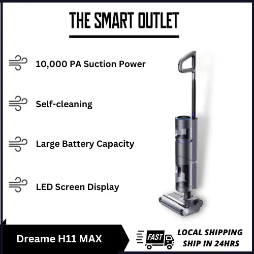 Dreame H11 Max Cordless Wet Dry Vacuum Cleaner, Up to 35 Minutes