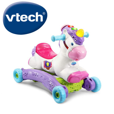 ของแท้🇺🇸 VTech 2 in 1 Rocking  Horse and Ride-on Toys Music Ligth Learning Unicorn ของเล่นยูนิคอร์น ราคา 2,990 บาท