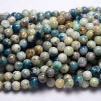 Meihan Natural 7.5-8mm Hackmanite Sodalite Smooth Loose Stone Beads For Jewelry Making Design DIY Cables