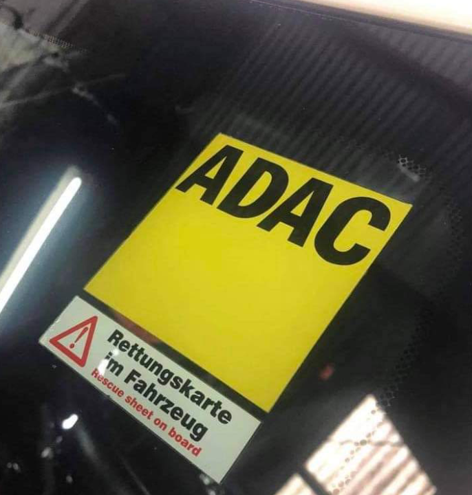 ADAC sticker/ Inside windshield installation Lazada PH