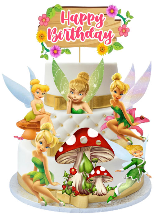 Tinkerbell Cake Topper Printable | Vectorency