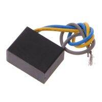 P82F Black CBB61 1.5uF 2.5uF 3 Wires AC 250V 50/60Hz Capacitor For Ceiling Fan