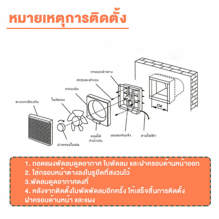 1-วิขจัดควันน้ำมัน-wol-พัดลมดูดอากาศ-220v-6นิ้ว-8-นิ้วพัดลมครัวพร้อมสวิตซ์ดูดแรงสุดประหยัดไฟหมุนได้-3000-ครั้งต่อนาที-ลมแรงไร้เสียงรบกวน-พัดลมดูดควัน-พัดลมระบายอากาศ-ตัวดูดอากาศออก-เครื่องดูดอากาศ-พัด