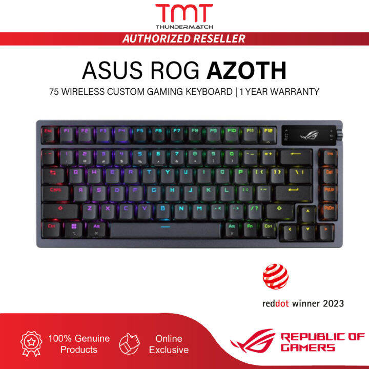 ASUS ROG Azoth M701 75 Wireless DIY Custom Gaming Keyboard | OLED ...