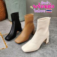 รองเท้าบูทเกาหลีซอฟนุ่มบุขน พร้อมส่ง??