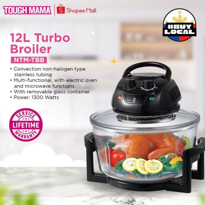 Tough Mama NTMTBB 12L Turbo Broiler Multifunctional Electric Oven