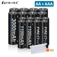 PALO 1.2V AA AAA Rechargeable Battery 1100mAh 1.2V AAA Rechargeable NIMH Battery 3000mAh AA Cell 1.2V Ni-MH AA 2A Batteries [ Hot sell ] vwne19