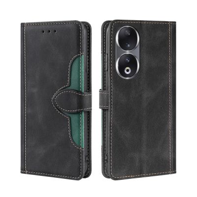 【5 ACETOP 】เคสโทรศัพท์หัวเข็มขัดแม่เหล็กผิวสัมผัสสำหรับ Honor 90 5G/Honor 90 Pro 5G