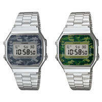 Casio Standard นาฬิกาข้อมือผู้ชาย สายสแตนเลส รุ่น A168WEC (A168WEC-1,A168WEC-3)