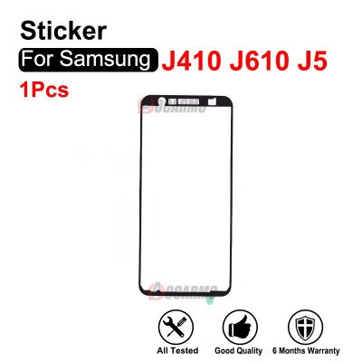กาวติด LCD ด้านหน้าสำหรับ J4 J610 J410 Galaxy + J6 + J710 (2016) J5 (2015) อะไหล่สติกเกอร์ฝาหลัง