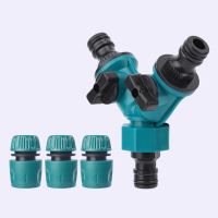 Water Pipe Y-shaped Valve Valve Diverter 3 Way Hose Splitter 3 Female Hose Connectors With Switch Garden Watering Connector