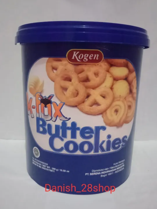 butter cookies kogen / kfox /makanan ringan 300gr Lazada Indonesia