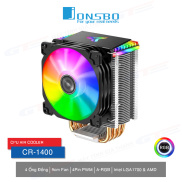 Tản Nhiệt CPU Jonsbo CR1400 LED ARGB 5V - Tản Nhiệt Khí CPU 4 Ống Đồng