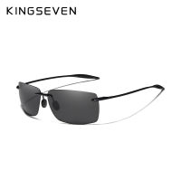 KINGSEVEN TR90 Rimless Sunglasses Men Ultralight High Quality Square Frameless Sun Glasses For Women Brand Designer Mirror Lens