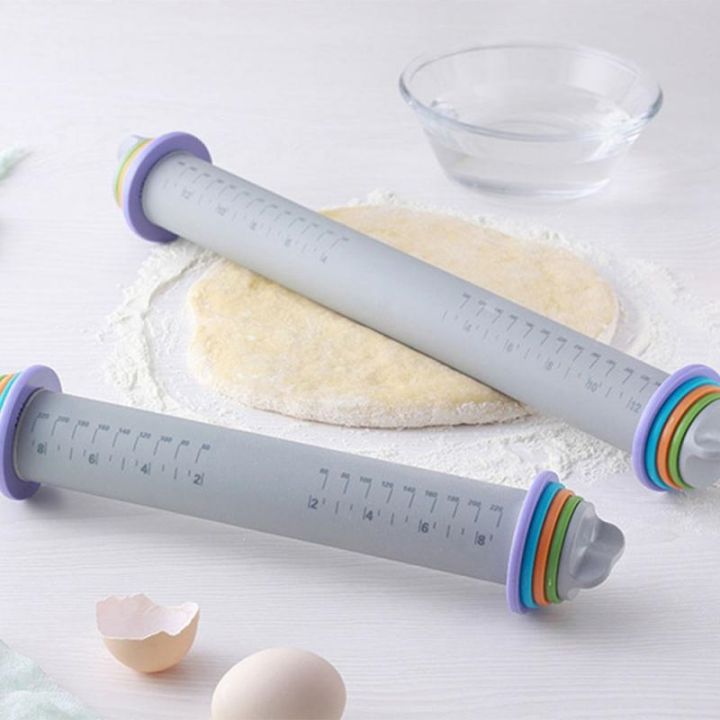 2023-silicone-adjustable-thickness-flour-rolling-pin-cooking-tools-baking-utensils-cake-dough-roller-baking-pastry-kitchen-tools