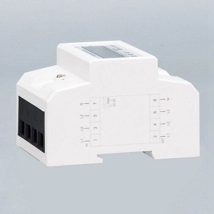 380v-80a-3-phase-4-wire-din-rail-electronic-watt-for-power-energy-meter-wattmeter-kwh-lcd-display