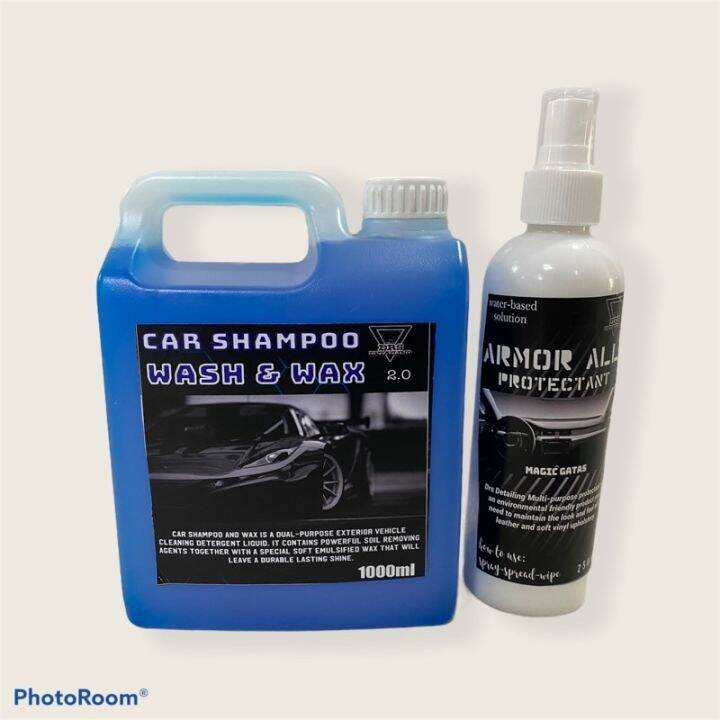 Bundel 1L Car shampoo armor all for only P180 | Lazada PH