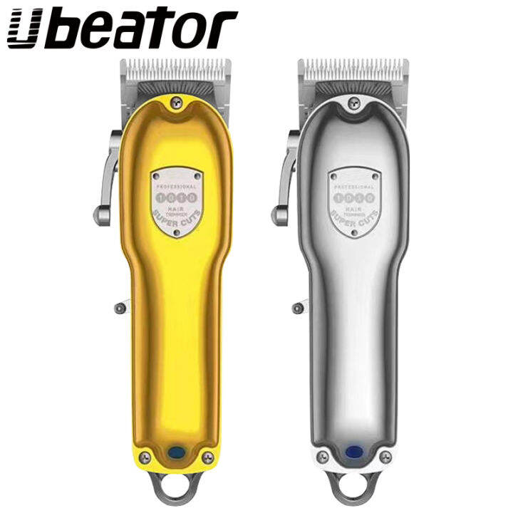 Cordless hair clipper hair trimmer gold barber shop powerful cutter