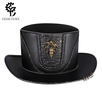 Halloween Steampunk Knight Vintage Top Hat Cosplay Prom Party Head Cover