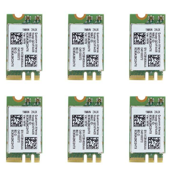 Acer Qualcomm Atheros Qca9377 Wireless Network Adapter 6X Wireless Adapter Card for Qualcomm Atheros QCA9377 QCNFA435 802.11AC